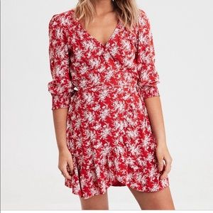 American Eagle wrap dress long sleeve NWT